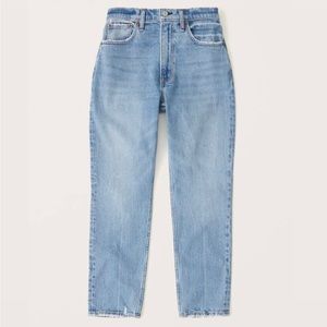 A&F High Rise Mom Jean Size 27R Curve Love